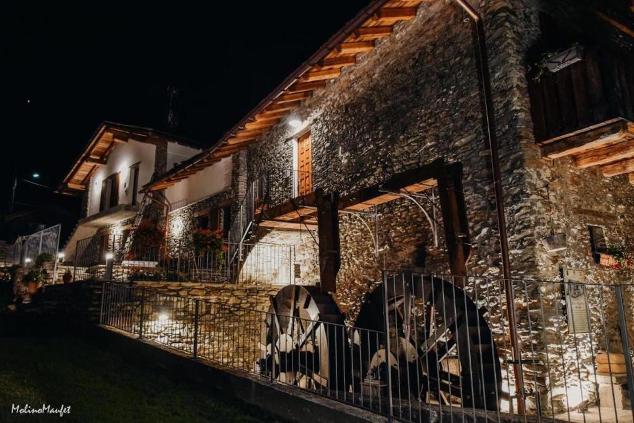 La Volta - Lake Como Heritage Home In Molino Maufet Watermill - Patio On The Garden 科利科 外观 照片